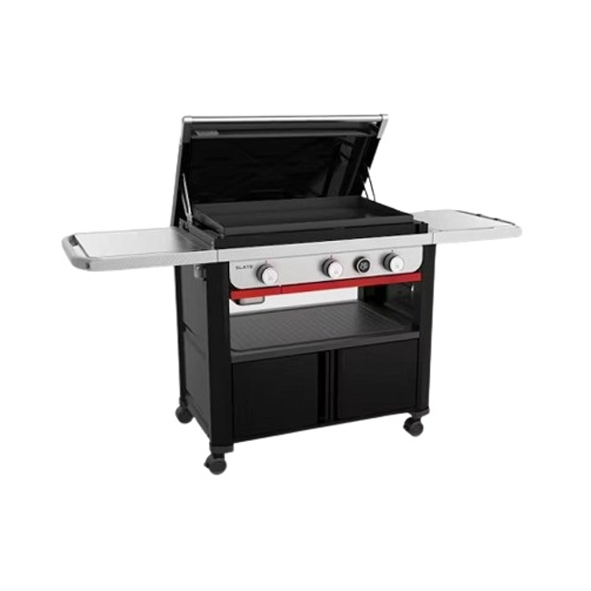 Vendita online Piastra Weber Slate GPD da 76 CM nera con supporto